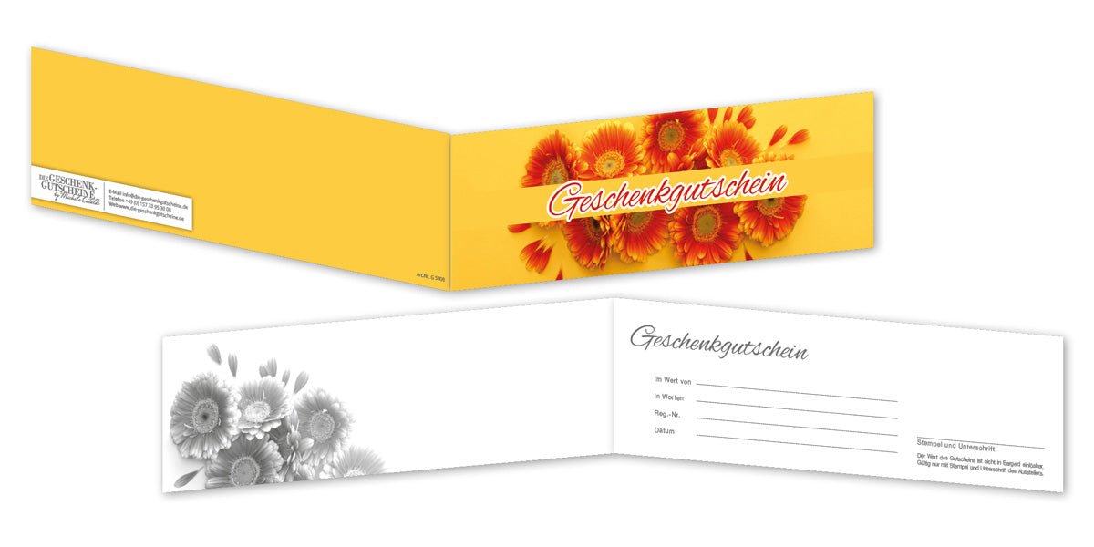 G5008 Geschenkgutschein inkl. Kuvert