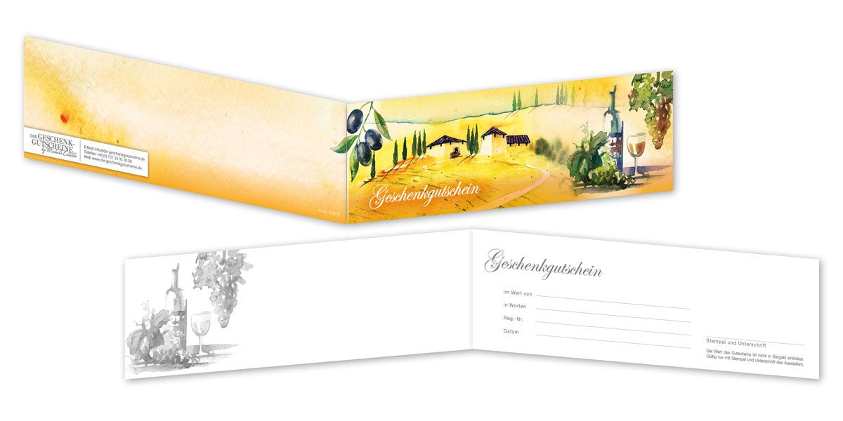 G5018 Geschenkgutschein inkl. Kuvert