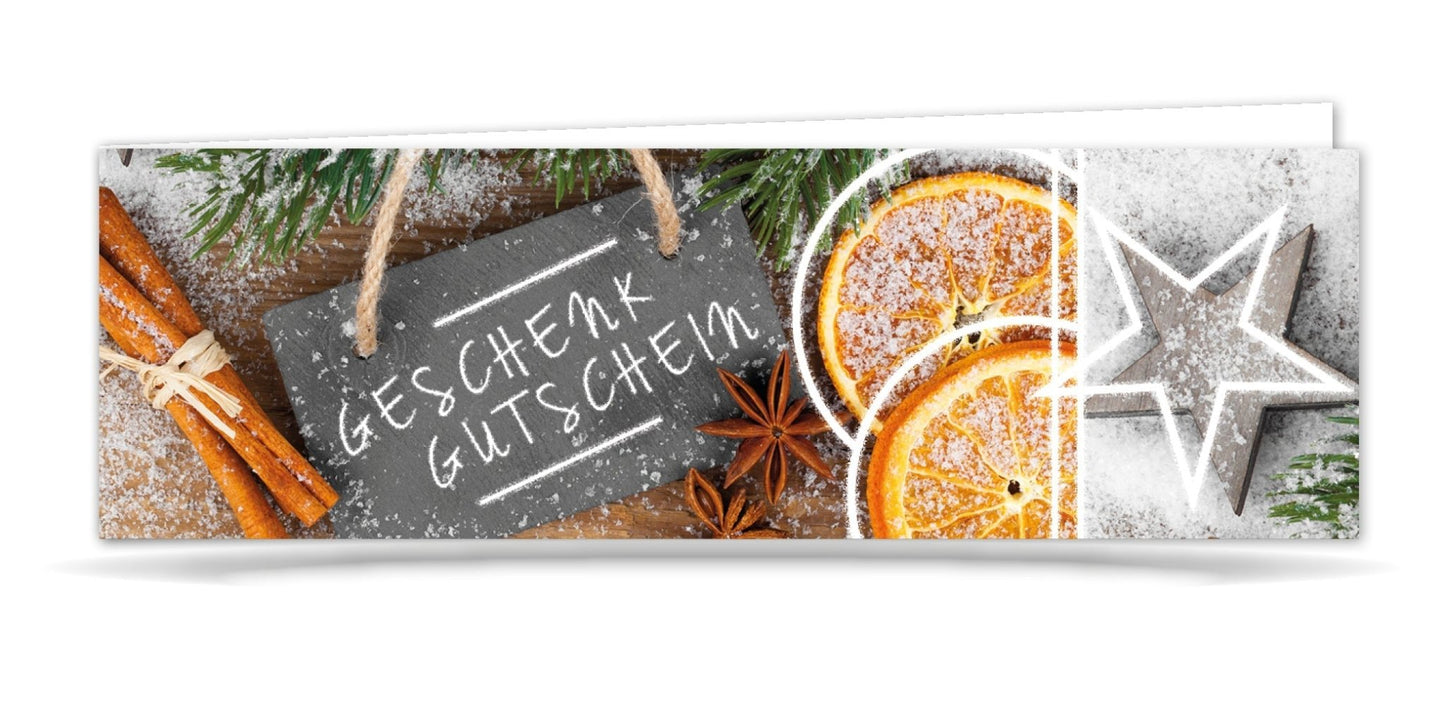 W0101 Weihnachtsgutschein inkl. Kuvert